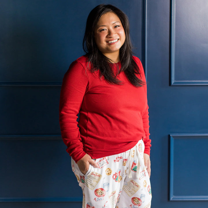 Cookies For Santa Organic Cotton PJ Set Womens