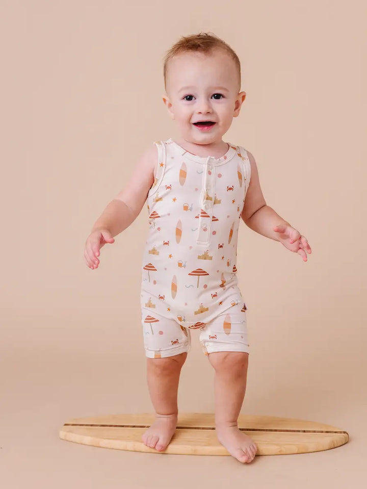 Beach Break Bamboo Romper