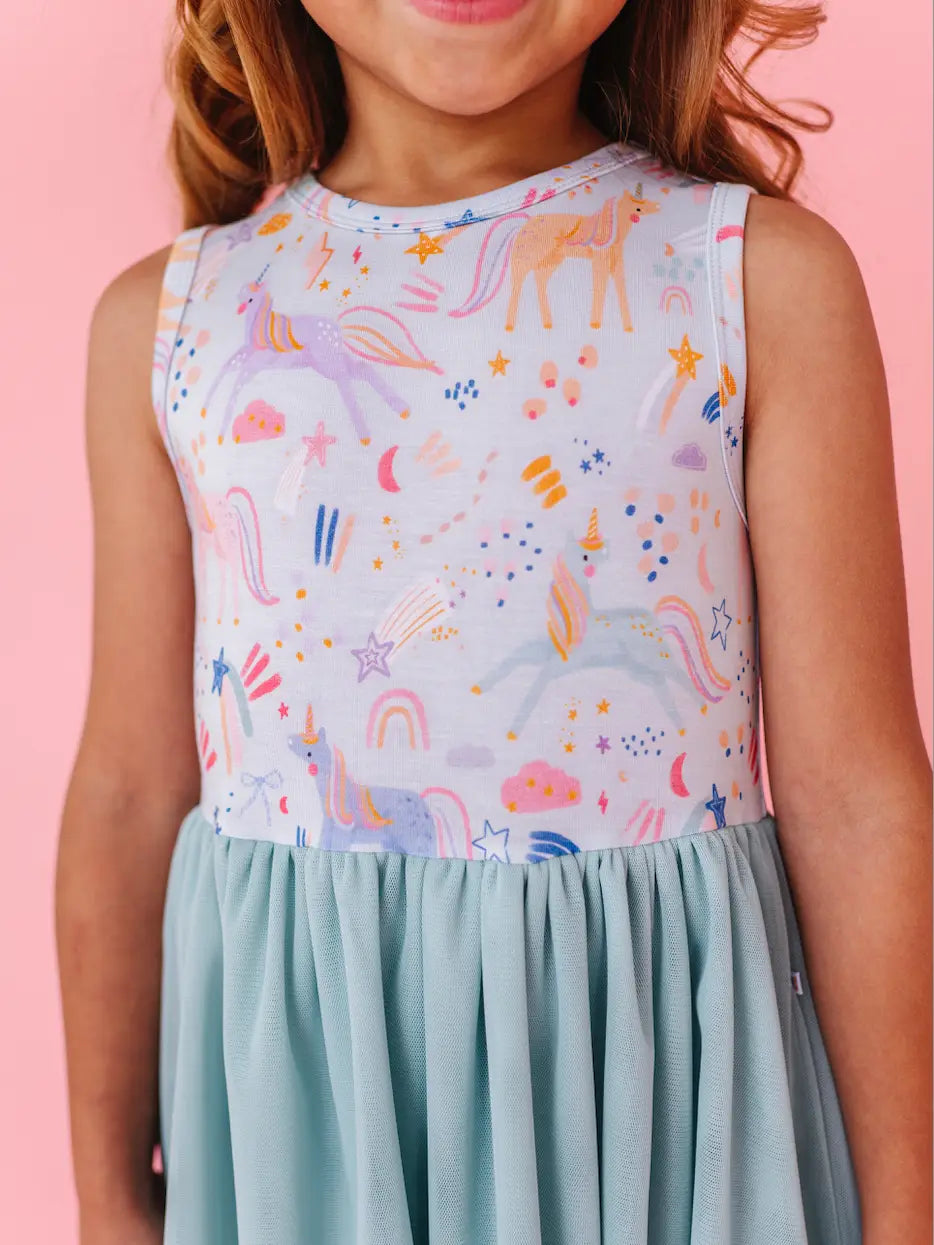 Unicorn Bamboo & Tulle Dress