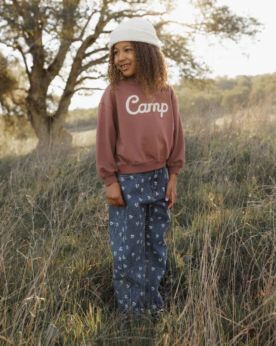 Barrel Pant Heart Ditsy