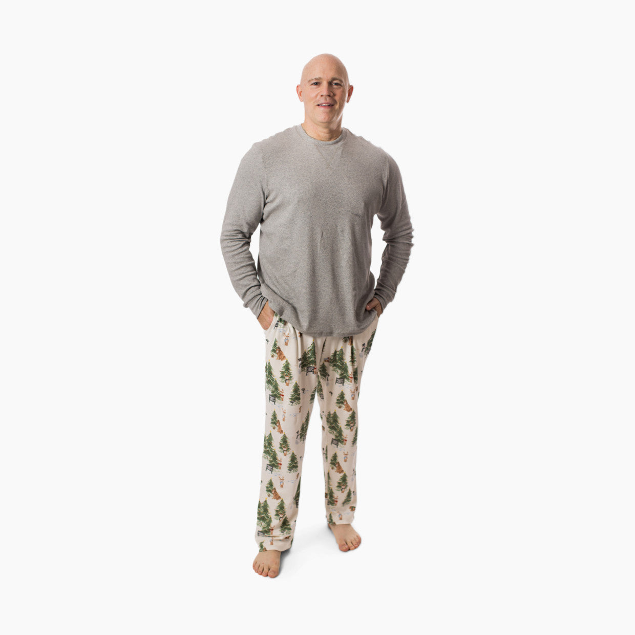 Mens Christmas Tree Farm PJ Set