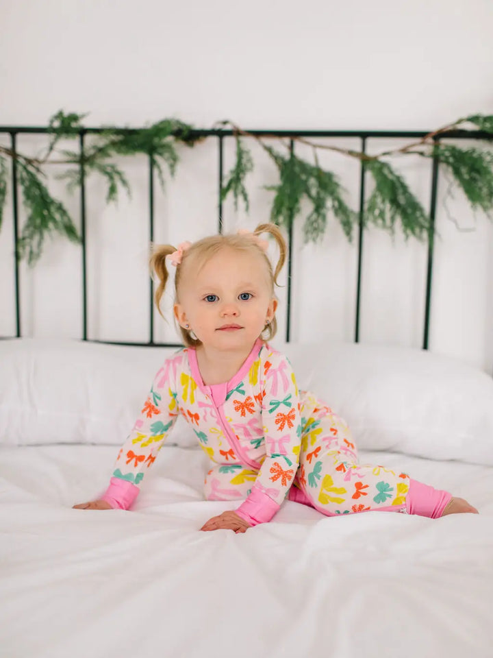 Zippy Bamboo PJ in Holiday Bows