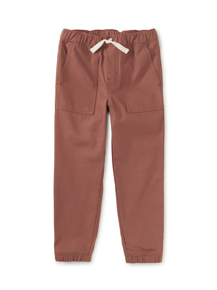 Game On Reverse Twill Joggers/Russet