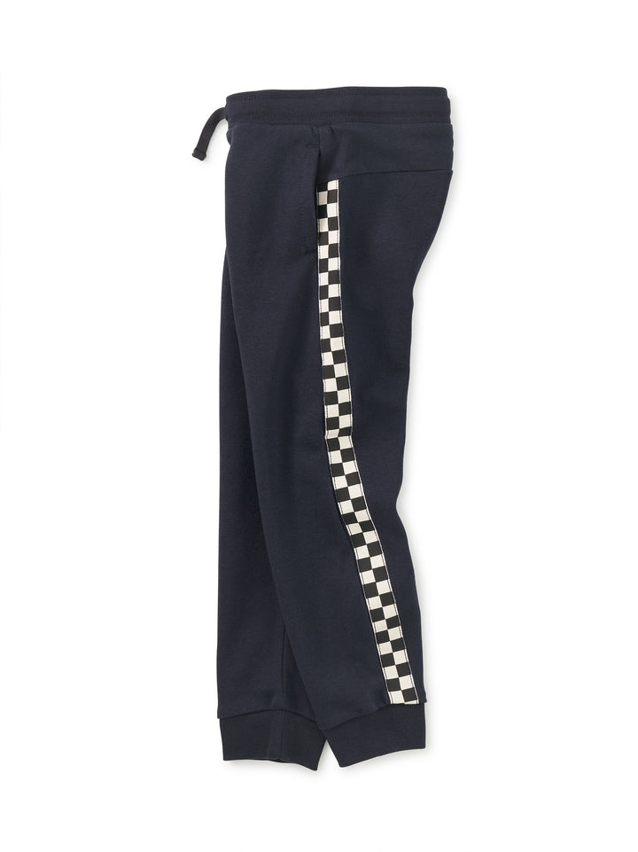 Stripe-Out Joggers/Indigo