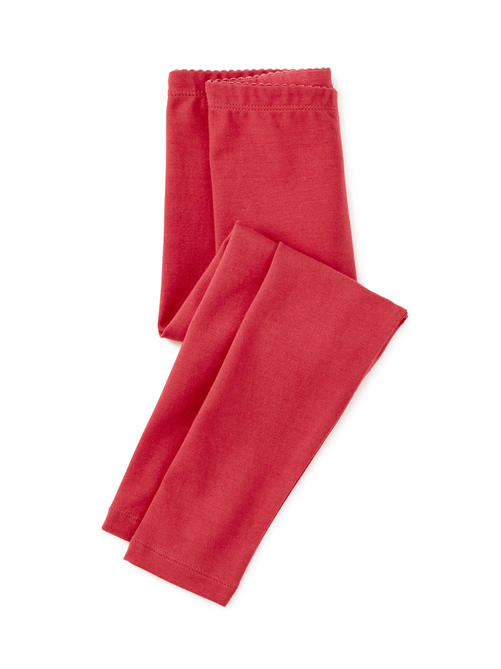 Solid Leggings/Rhubarb