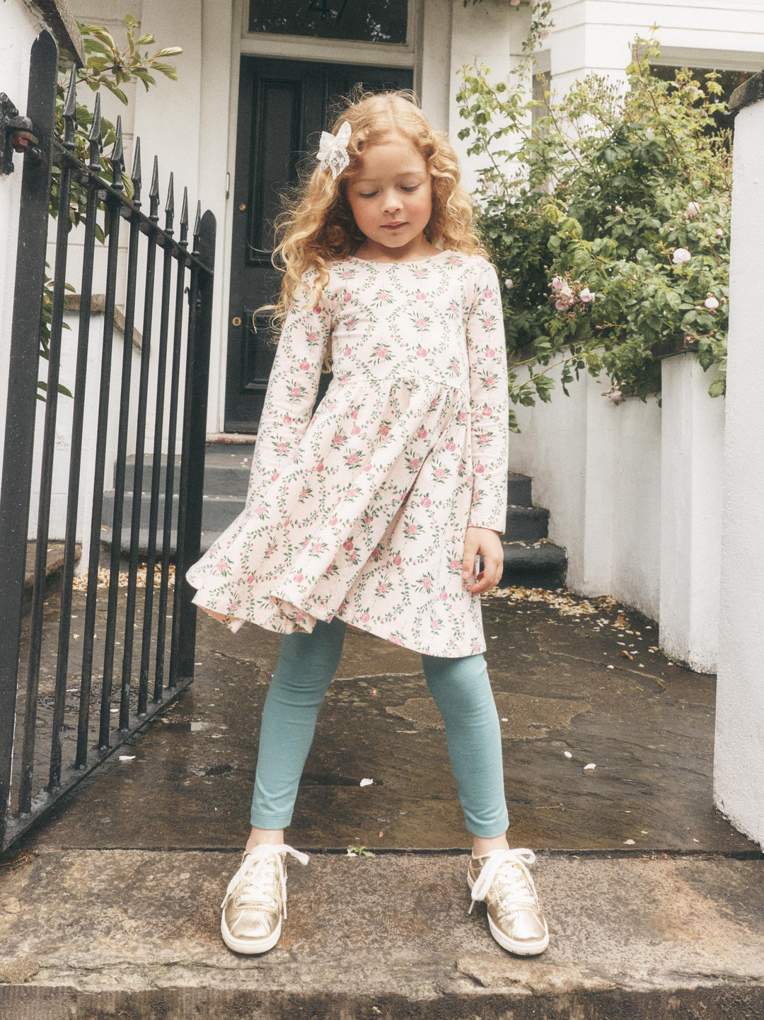 Printed Ballet Dress/Wallpaper Floral