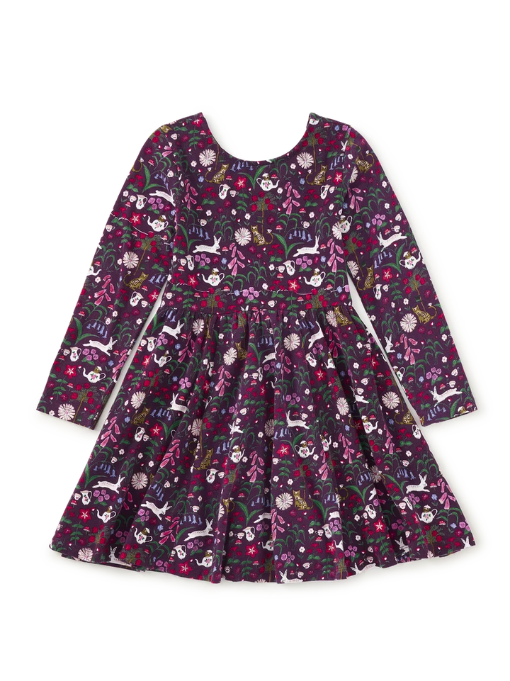 Tea Party Floral Printed Ballet Dress