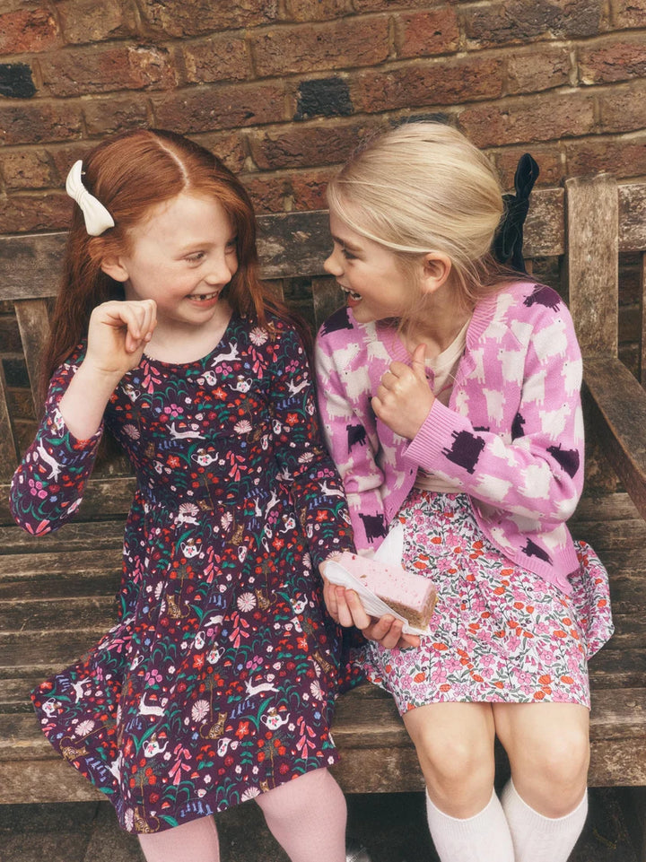 Tea Party Floral Printed Ballet Dress