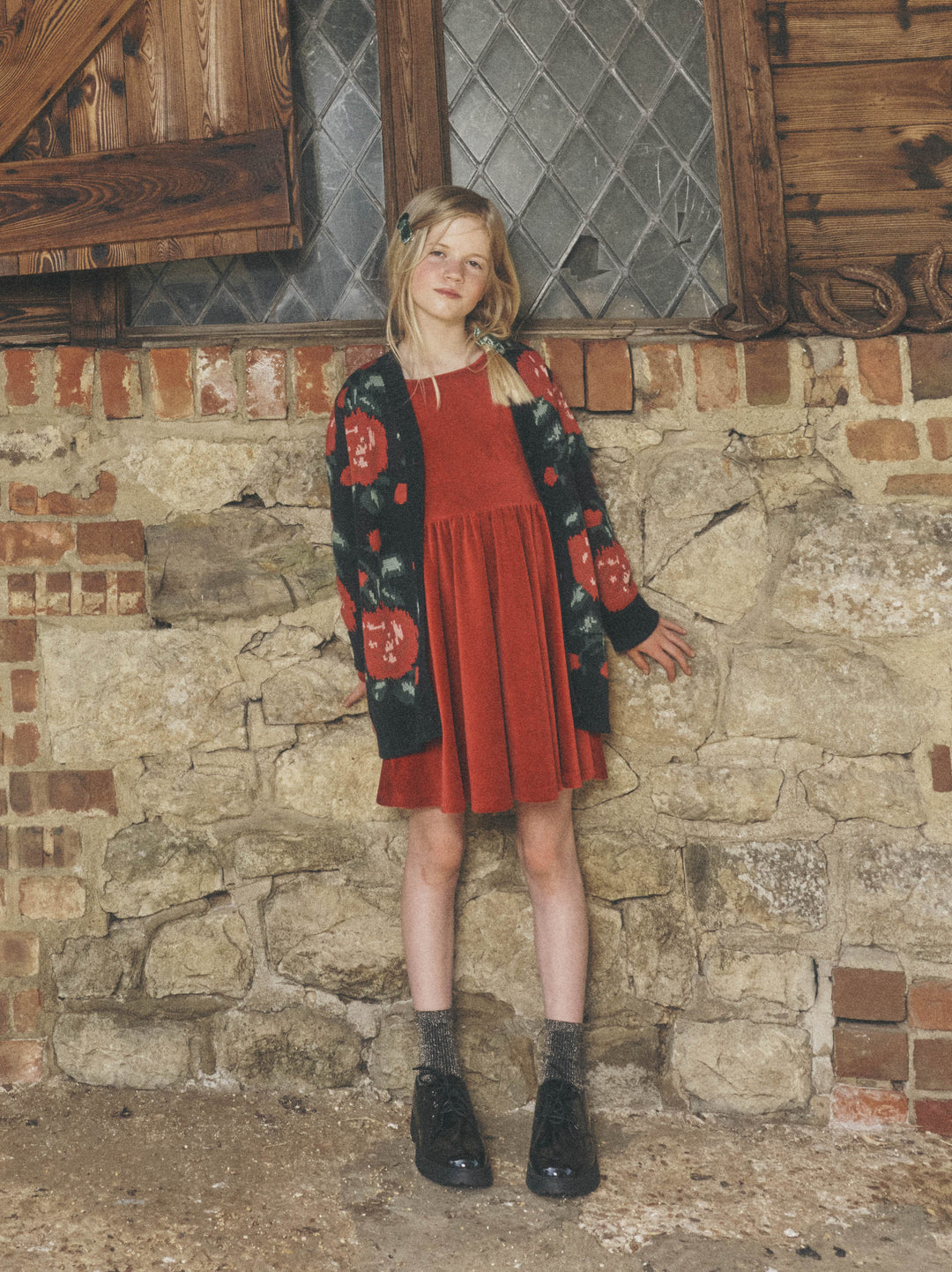 English Rose Long Cardigan