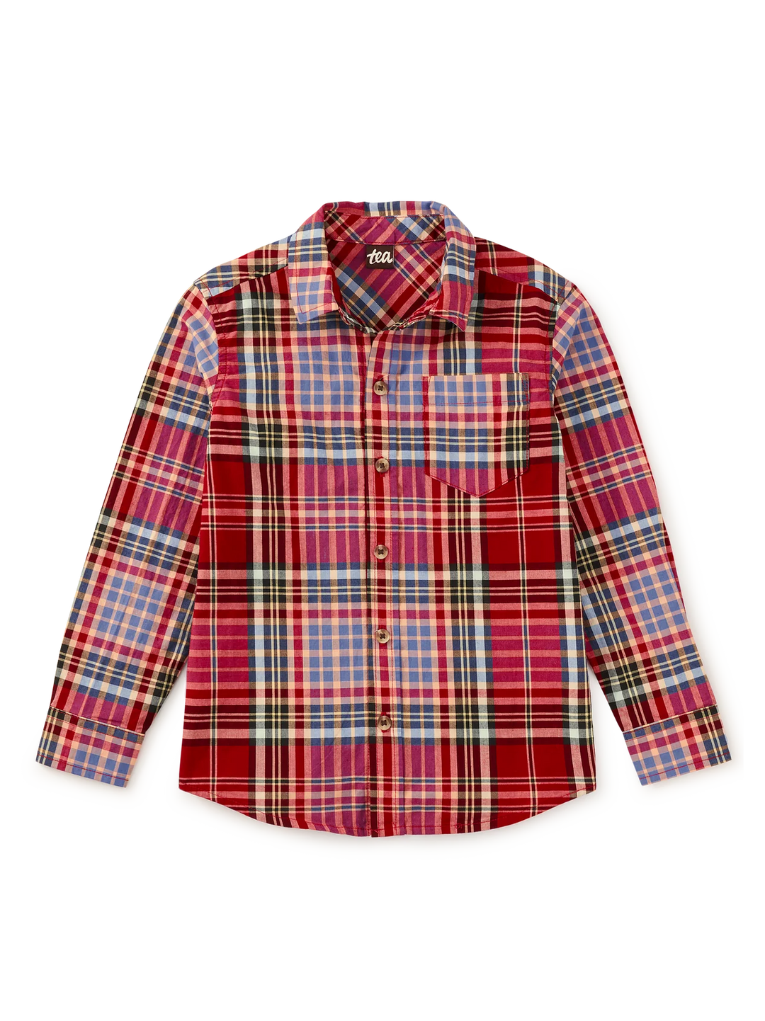 Holiday Plaid Button Up