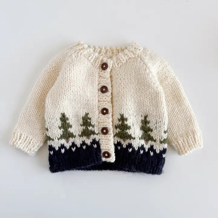 Tree Hand Knit Cardigan