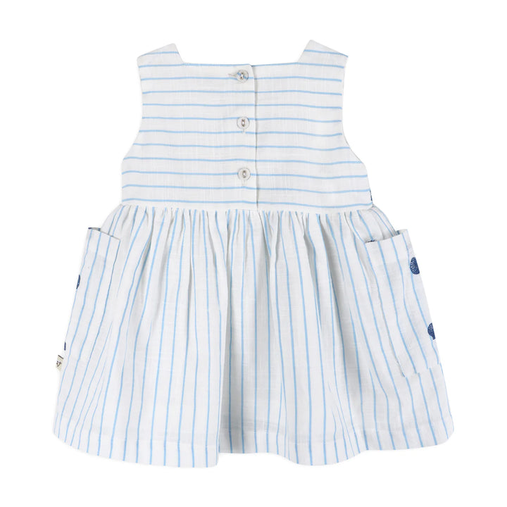 Organic Seashell Embroidered Dress