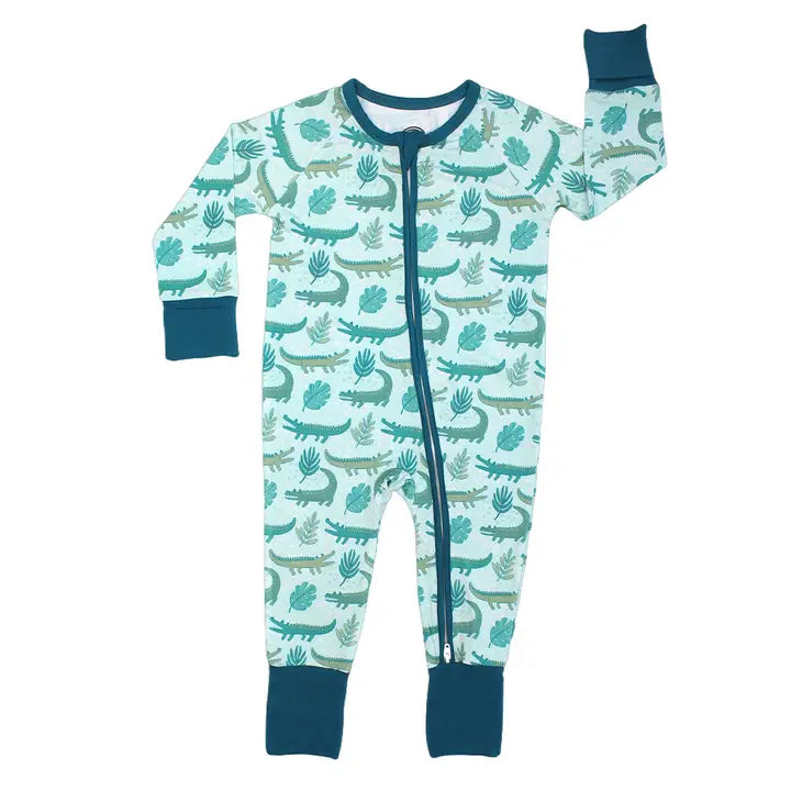 Later Gator Bamboo Zip PJs