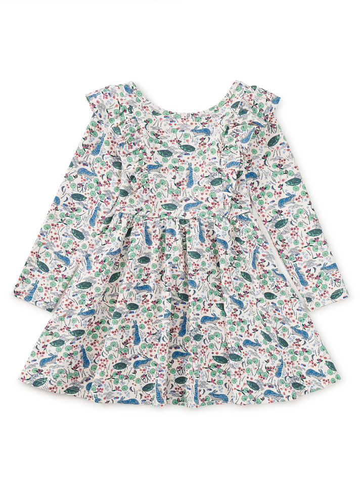 Ruffle Shoulder Ballet Dress|Rabbit & Turtle Folktale