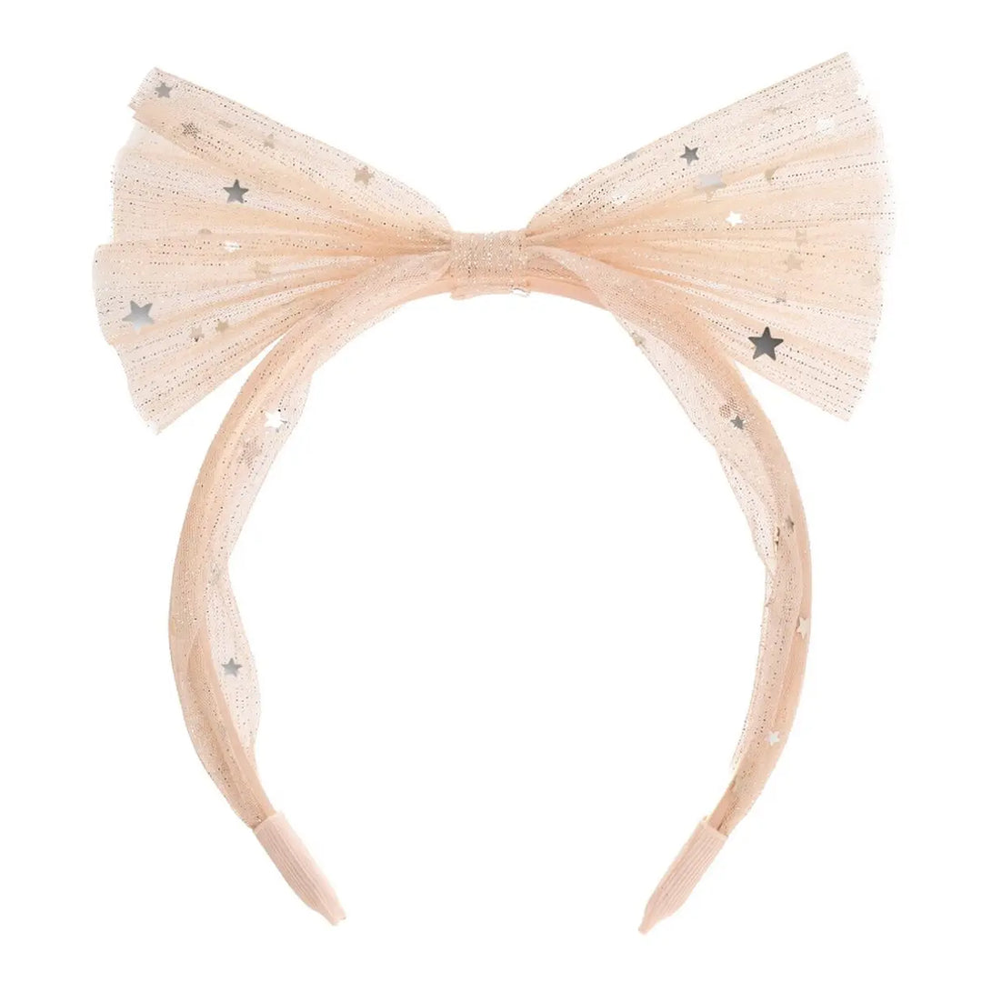 Shimmer Tulle Bow Headband