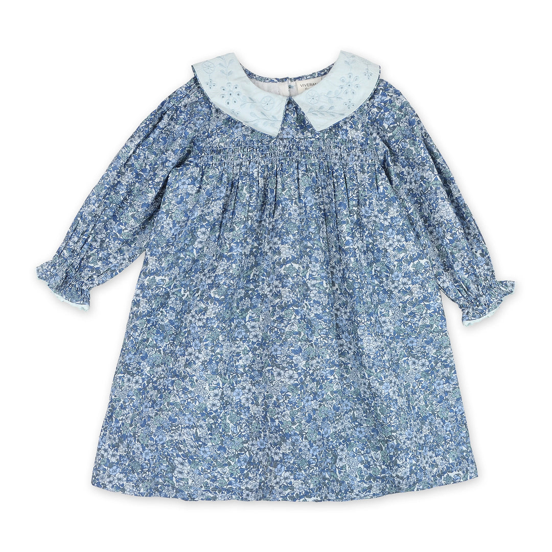 Kate Embroidered Collar Dress