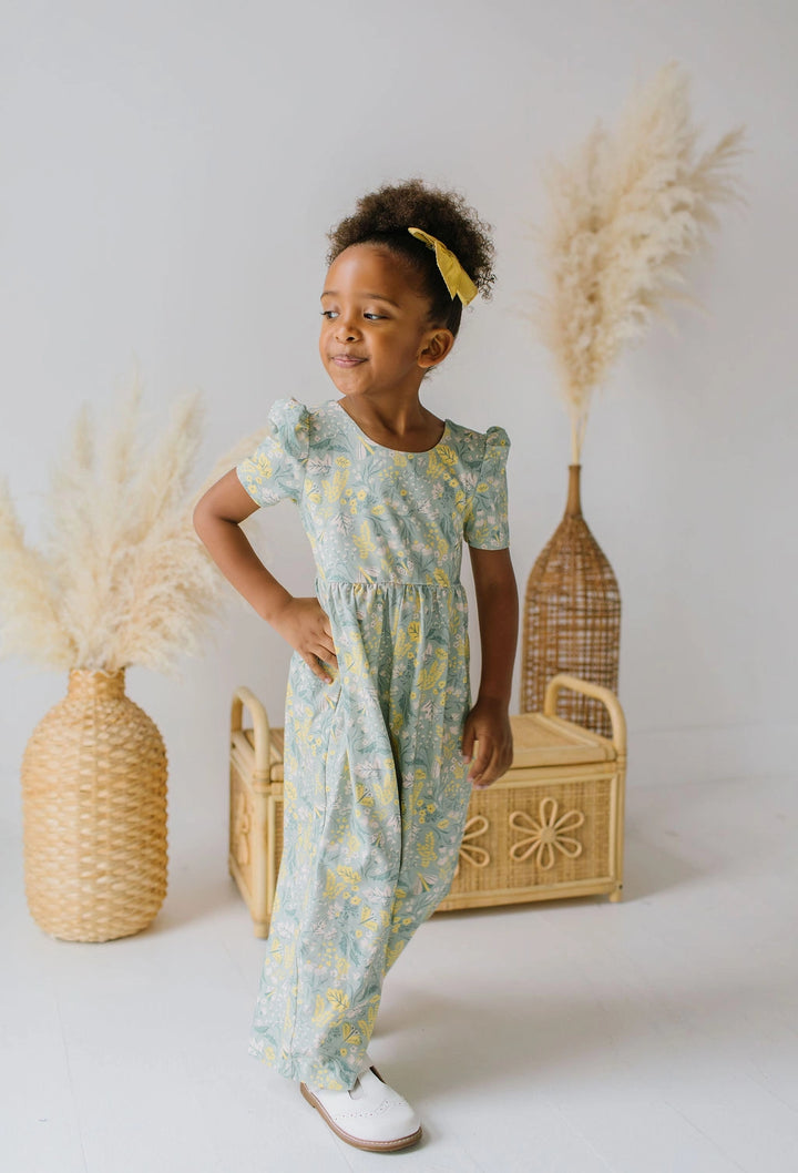 Sunlit Sage Leggy Romper
