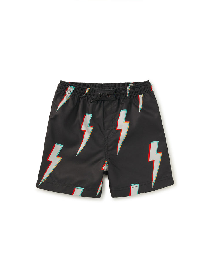 Mid-Length Swim Trunks-Lightning Bolts