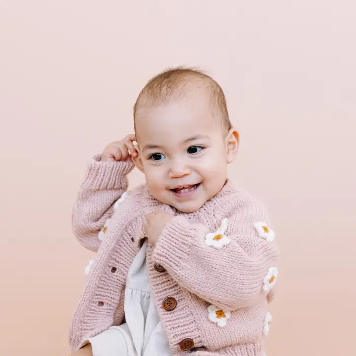 Blush Flower Cardigan