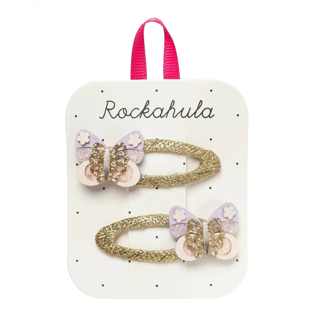 Folksy Butterfly Clips