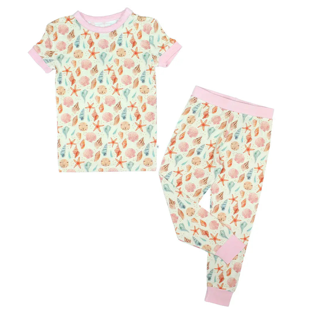 Sandy Seashell Bamboo PJ Set