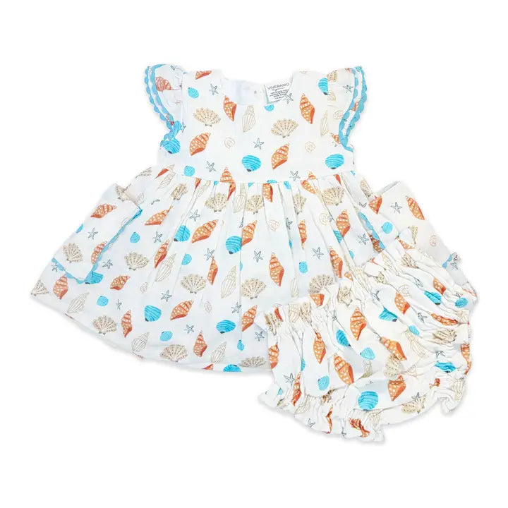 Seashell Pocket Baby Dress