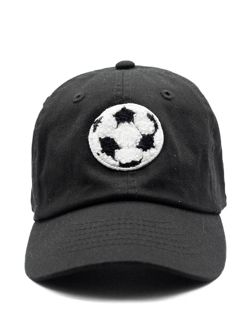 Black Soccer Hat