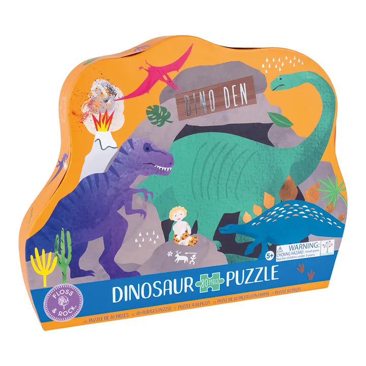 Dino Shaped Puzzle- 80 PC