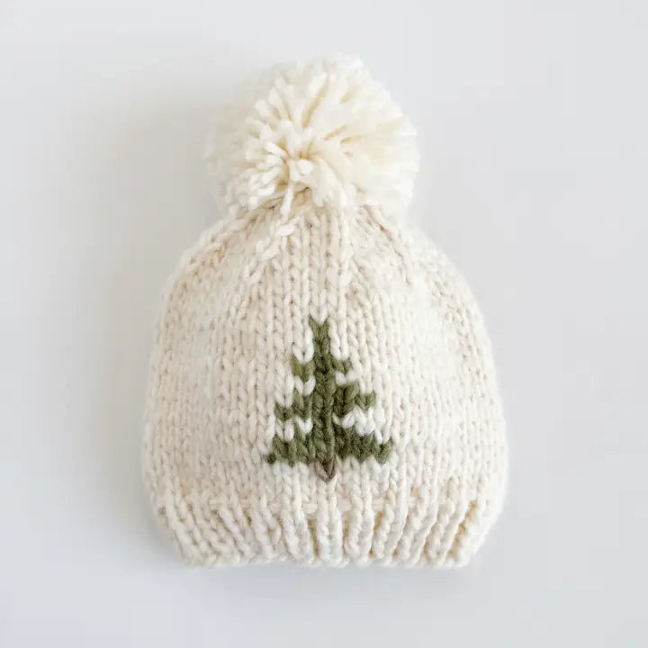 Tree Hat Cream Beanie