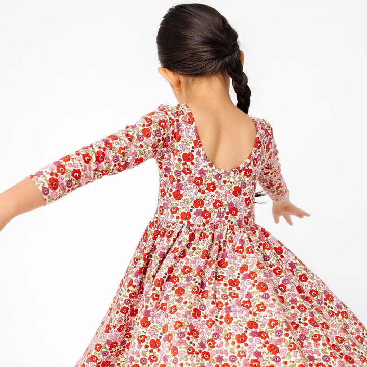 Ballet Dress in Poppy Floral