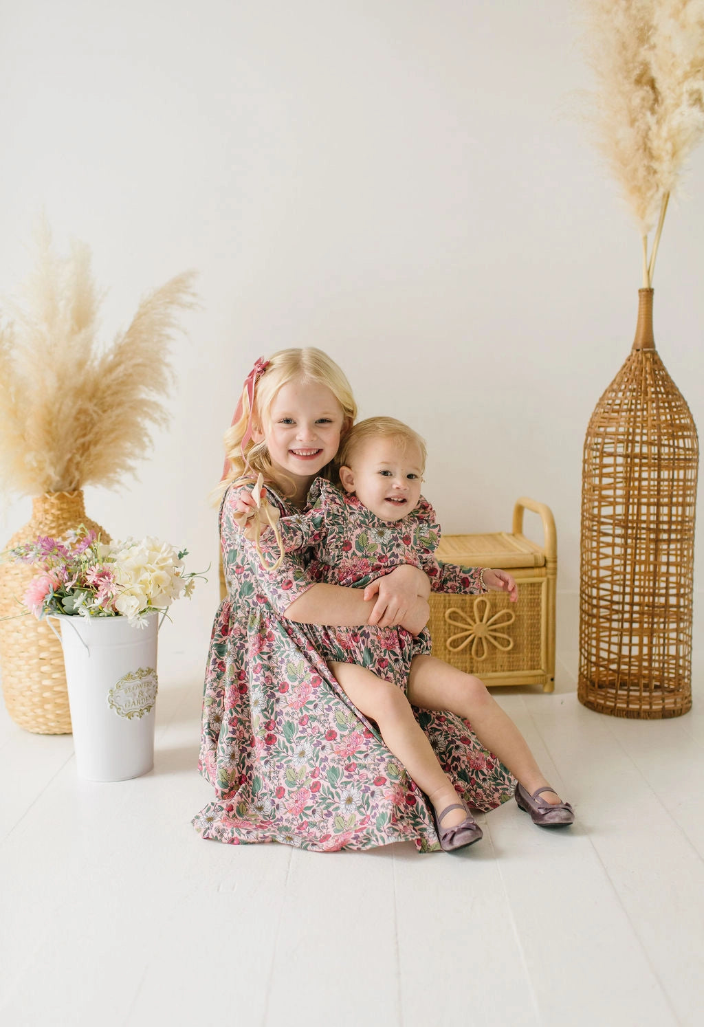 Leah Romper in Meadow Bloom