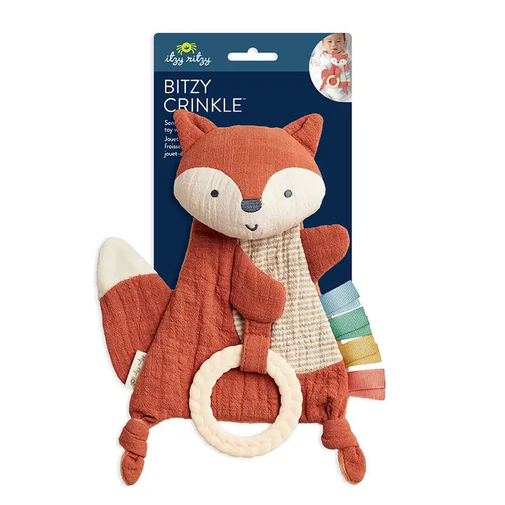 Fox Crinkle Teething Toy