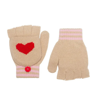 Sweetheart Knitted Gloves