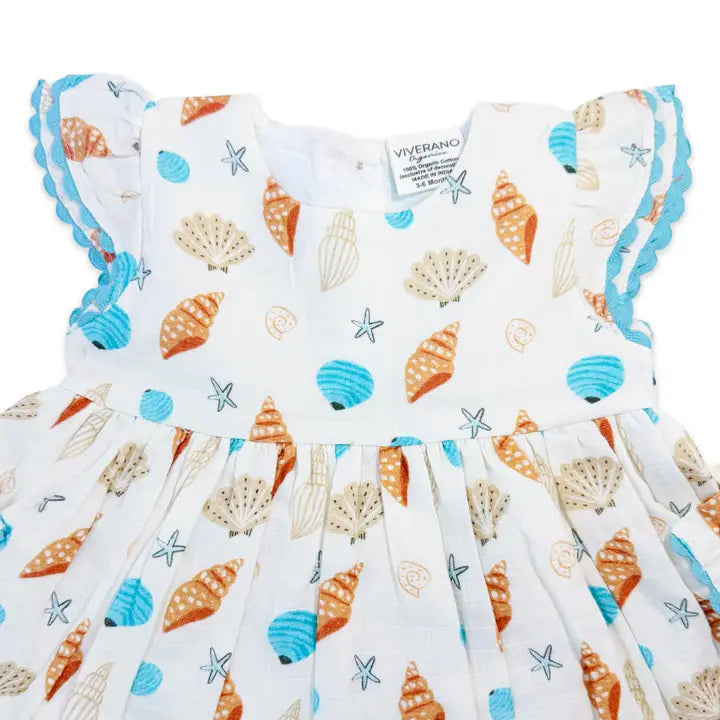 Seashell Pocket Baby Dress