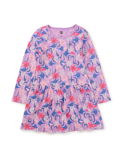LS Pocket Dress/Fleur-de-Lis