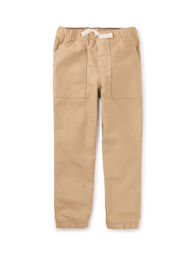 Game On Reverse Twill Joggers/Dune Grass
