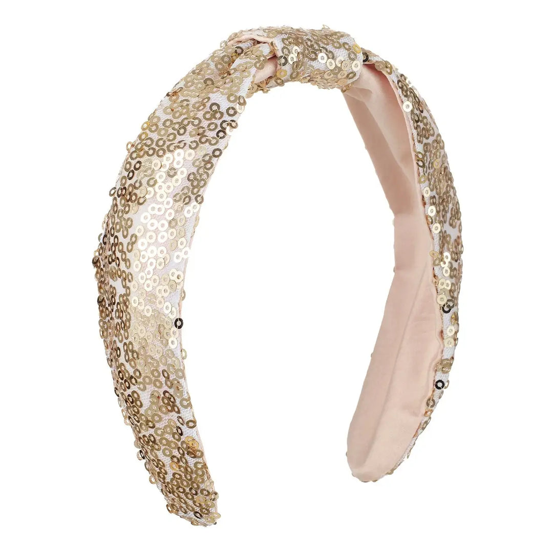 Gold Sequin Headband