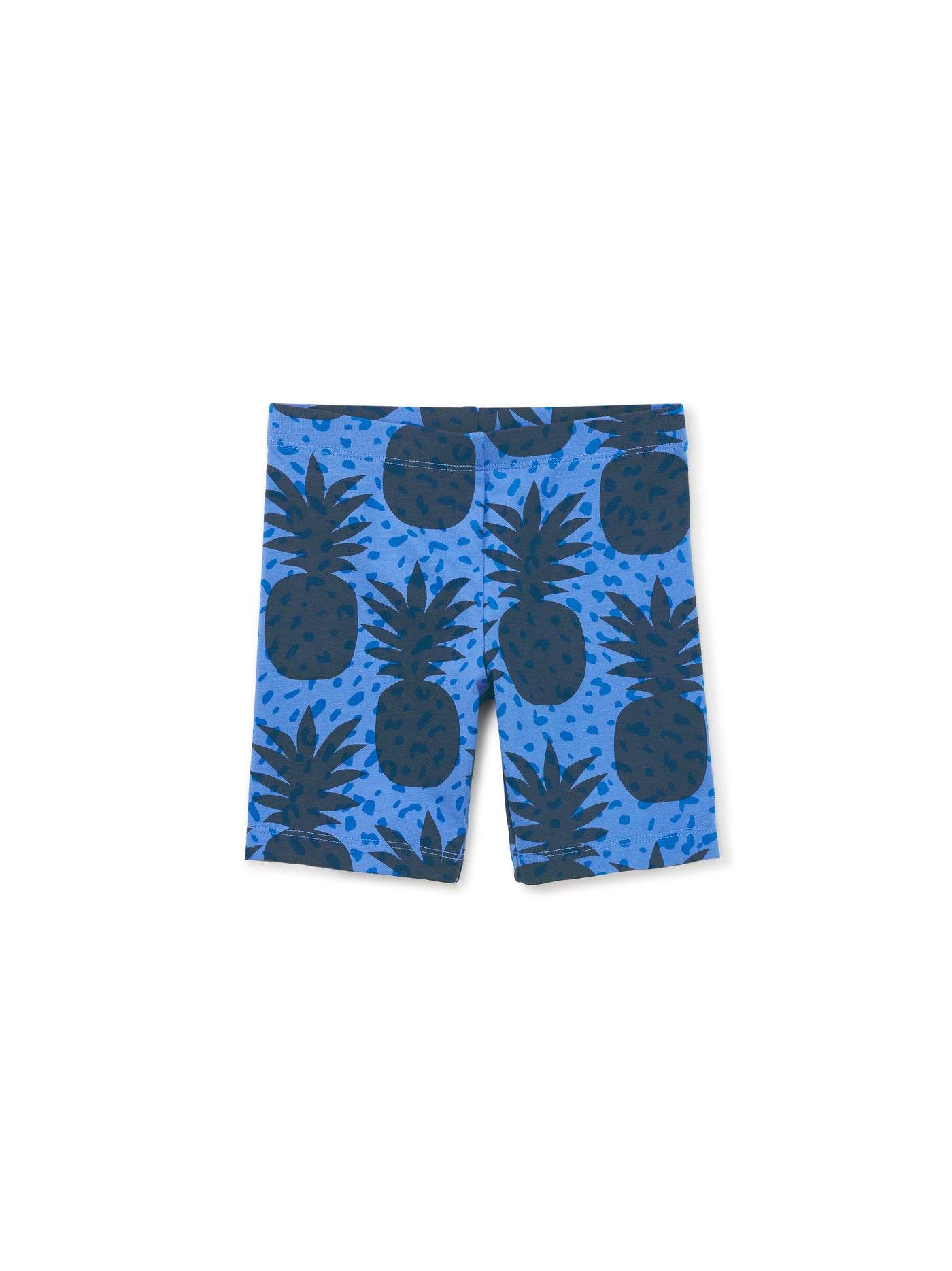 Printed Bike Shorts/Spotted Pineapple