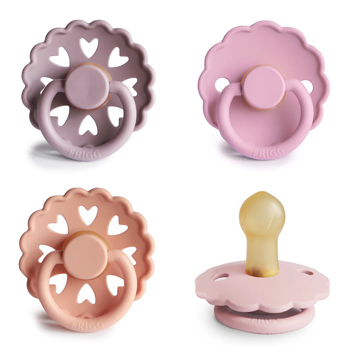 FRIGG Natural Rubber Pacifier 4 Pack