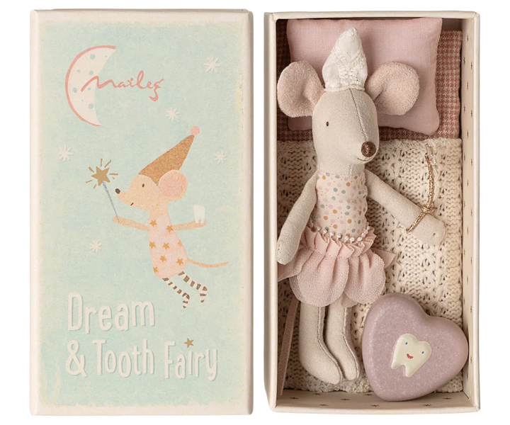 Tooth Fairy Mouse, Little Sister in Matchbox
