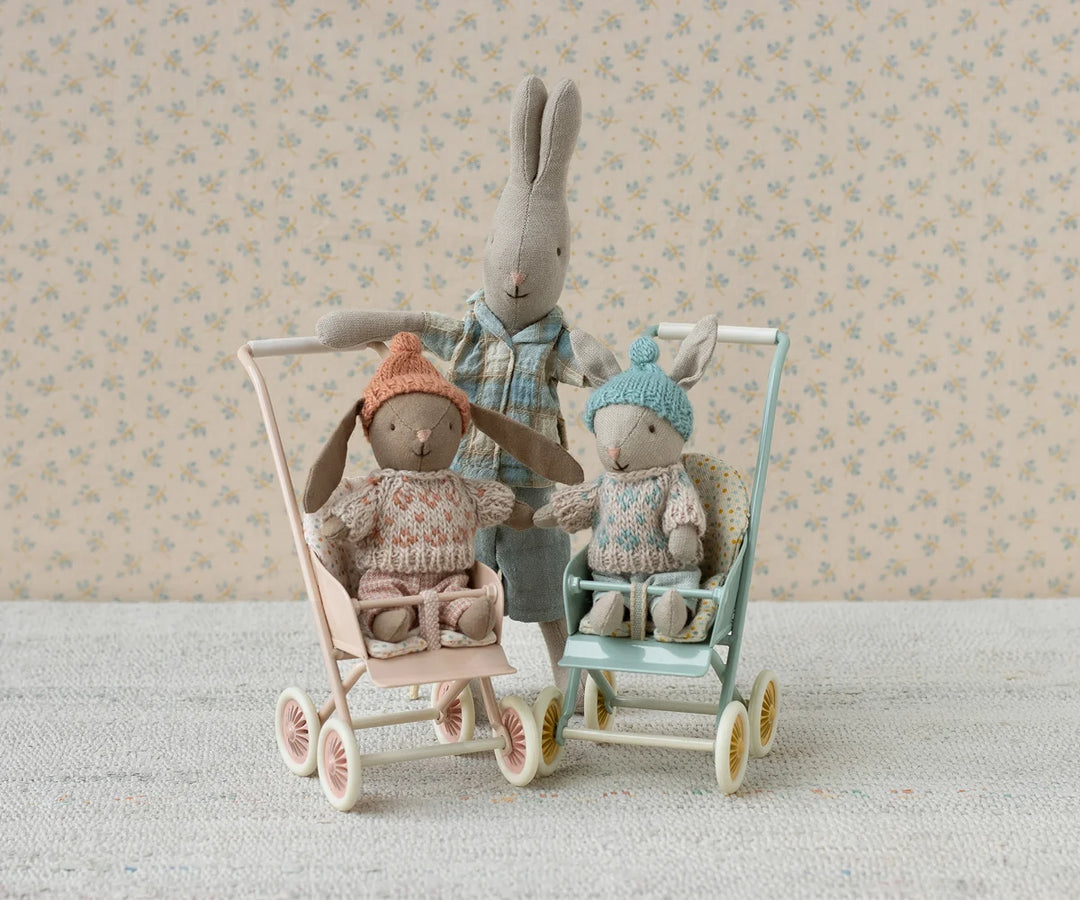 Winter bunny, Micro - Brown - Rose