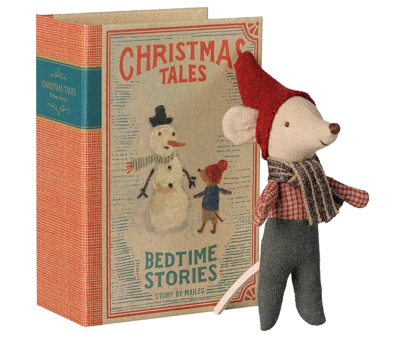 Christmas Mouse Baby in Book