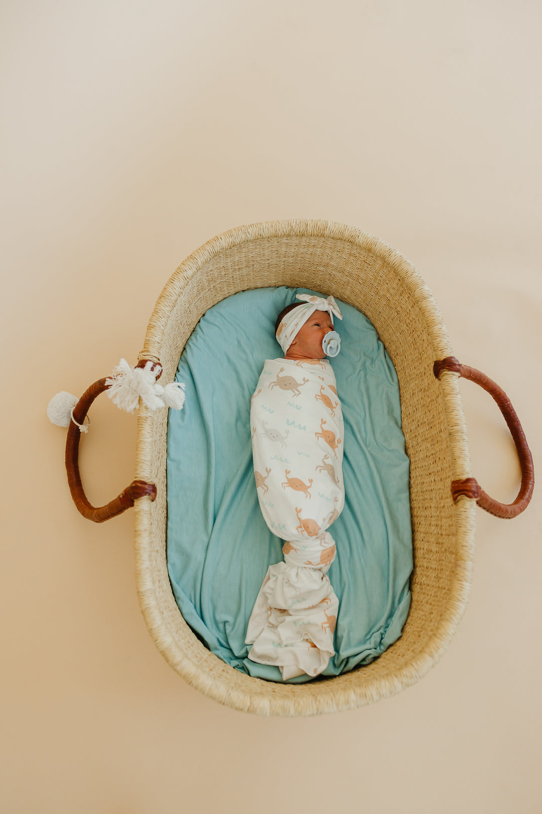 Tide Knit Swaddle Blanket