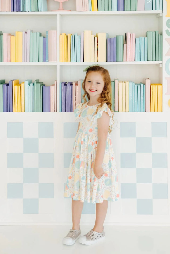 Campus Cutie Flutter Dress