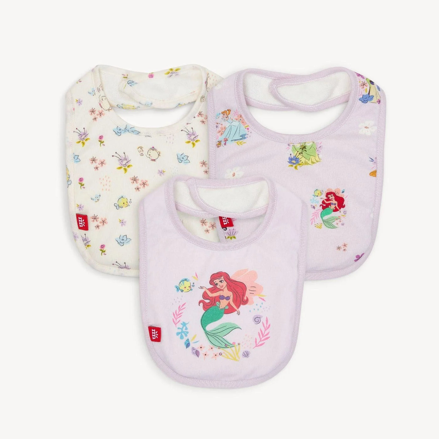 Disney | Princess Modal Magnetic Stay Dry Infant Bib 3-pack