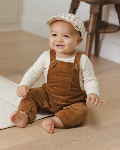 Corduroy Baby Overalls | Cinnamon