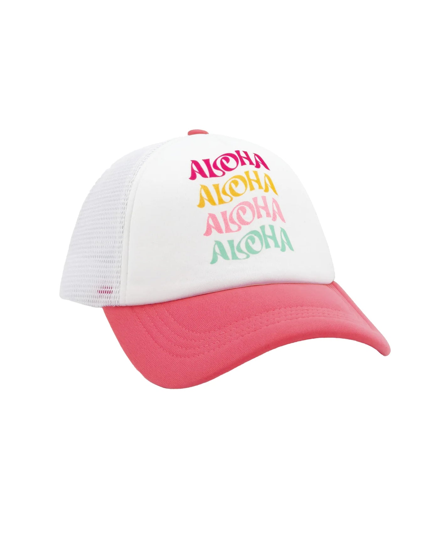 Aloha Rainbow Trucker Hat