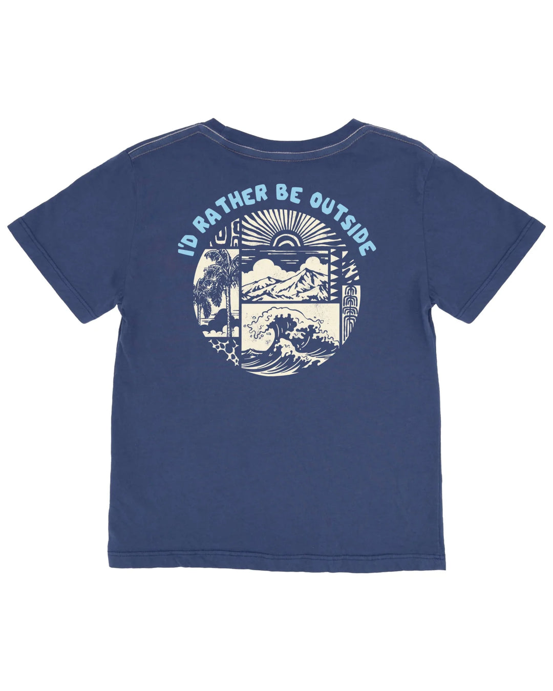 Vintage Tee - Outside/Navy