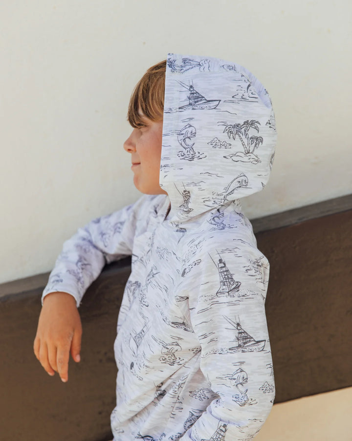 Reel Deal Tech Hoody - Out To Sea