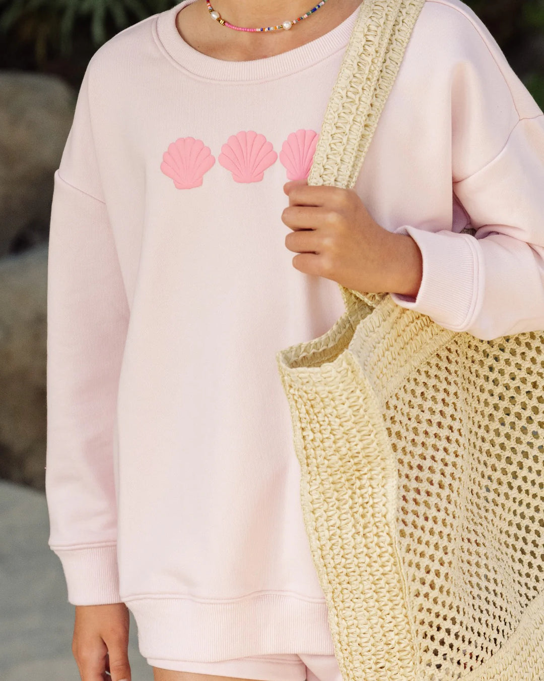 Beach Sweatshirt - Pink Marshmallow